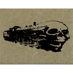 'Skulltrain' print